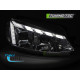 Lampy przód VW Golf 7 - CHROM LED DRL - diodowe dynamiczne 