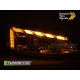 Lampy przód VW Golf 7 - CHROM LED DRL - diodowe dynamiczne 