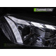 Lampy przód VW Golf 7 - CHROM LED DRL - diodowe dynamiczne 