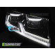 Lampy przód VW T6 BLACK FULL LED DRL - diodowe 