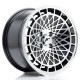 JR Wheels JR14 15x8 ET25 4x100 Gloss Black Machined Face