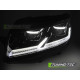 Lampy przód VW T6 BLACK FULL LED DRL - diodowe