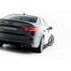 Dyfuzor Tylnego Zderzaka (4 końcówki po 2 stronach) - Audi A4 B9 S-Line