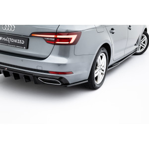 Splittery Boczne Tylne - Audi A4 B9 S-Line (do dyfuzora Maxtona V.2 i V.3)