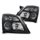 Lampy przód Opel Vectra C 02-04 clearglass BLACK LPOP87