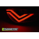 Lampy tył Seat Ibiza 6J 08-12 - RED / WHITE LED BAR - diodowe LDSE21