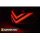 Lampy tył Seat Ibiza 6J 08-12 - RED / WHITE LED BAR - diodowe LDSE21