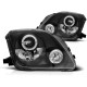 Lampy przód Honda Prelude 97-01 Angel Eyes BLACK soczewki ringi LPHO24
