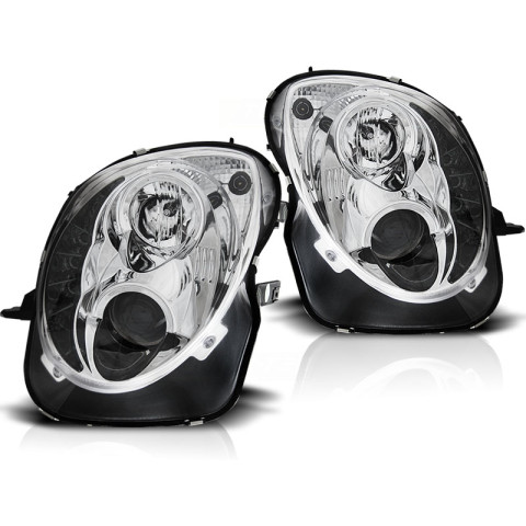 Lampy przód Alfa Romeo Mito - DayLight Chrom LED DRL jazdy dziennej LPAR05