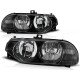 Lampy przód Alfa Romeo 156 - Black czarne LPAR04