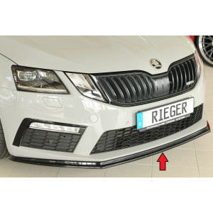 Przedni Splitter dokładka RIEGER - Skoda Octavia 3 5E RS Facelift