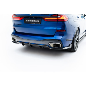 CARBON Dyfuzor tył - BMW X7 M-Pack G07 / G07 Facelift (wersja z hakiem)