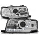 Lampy przód Audi 80 B4 - CHROM LED - diodowe LPAU39