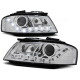 Lampy przód Audi A3 8P 03-08 LED CHROM - diodowe LPAU23 DEPO