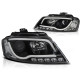 Lampy przód Audi A3 8P 08-12 Tube Light BLACK LED LPAUA0