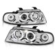 Lampy przód Audi A4 B5 94-98 Angel Eyes Chrom - Ringi LPAU02