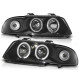 Lampy przód Audi A4 B5 94-98 Angel Eyes Black - Ringi LPAU03