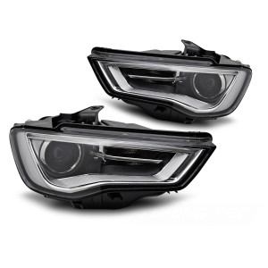 Lampy przód Audi A3 8V 12-16 XENON DRL LED do jazdy dziennej LPAUG6