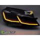 Lampy przód VW Golf 7 - BLACK FULL LED DRL - diodowe dynamiczne 