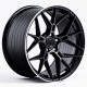 JR Wheels JR51 20x10,5 ET15-35 5H BLANK Satin Black w/ Machined Lip