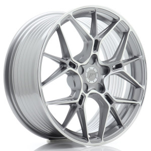 JR Wheels JR51 18x8 ET20-45 5H BLANK Titanium Machined Face