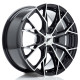 JR Wheels JR49 17x8 ET20-40 4H BLANK Gloss Black Machined Face