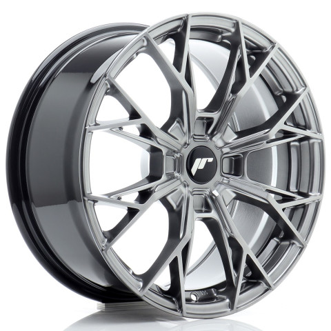 JR Wheels JR49 17x8 ET20-40 4H BLANK Hyper Black