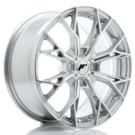 JR Wheels JR49 17x8 ET20-40 4H BLANK Silver Machined Face