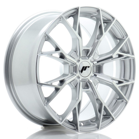 JR Wheels JR49 17x8 ET20-40 4H BLANK Silver Machined Face