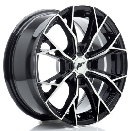 JR Wheels JR49 16x7 ET20-42 4H BLANK Gloss Black Machined Face