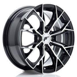 JR Wheels JR49 15x6,5 ET35 4x100 Gloss Black Machined Face