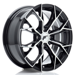 JR Wheels JR49 15x6,5 ET35 4x100 Gloss Black Machined Face