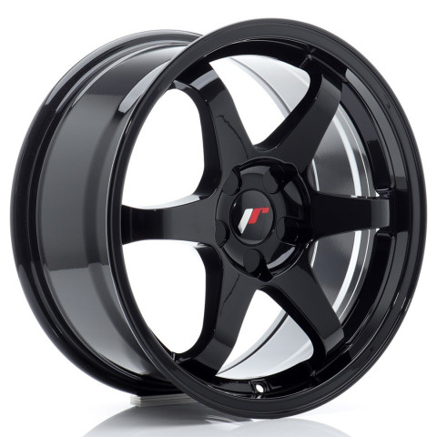 JR Wheels JR3 17x8 ET20-35 BLANK Gloss Black