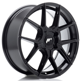 JR Wheels JR30 17x7 ET20-40 BLANK Gloss Black