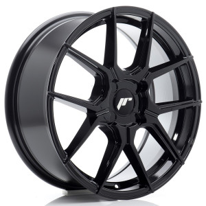 JR Wheels JR30 17x7 ET20-40 BLANK Gloss Black