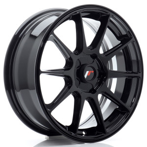 JR Wheels JR11 17x7 ET20-38 BLANK Gloss Black