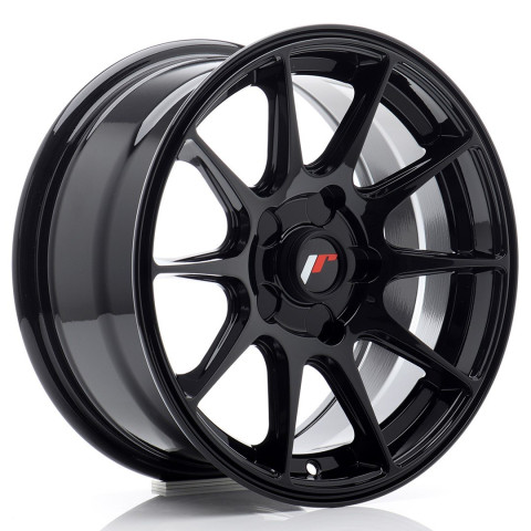 JR Wheels JR11 15x7 ET20-30 BLANK Gloss Black