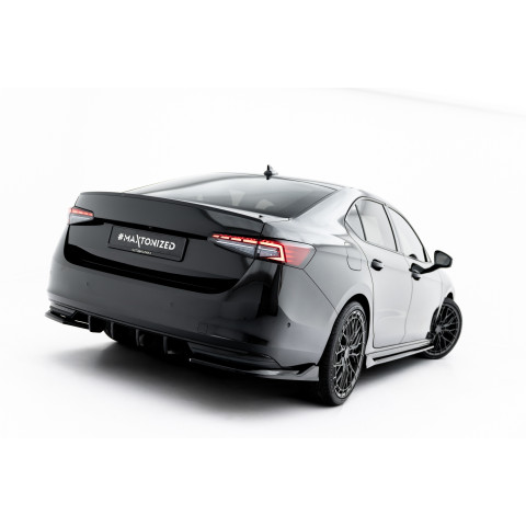 Splittery Boczne Tylnego Zderzaka v.2- Skoda Superb Mk4 Sportline