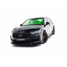 Przedni Splitter / dokładka V.2 - Skoda Superb Mk4 Sportline