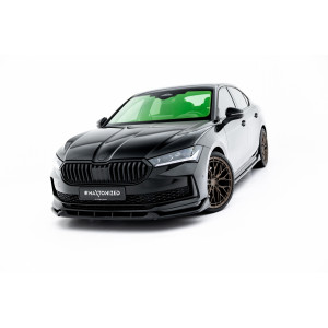 Przedni Splitter / dokładka V.2 - Skoda Superb Mk4 Sportline