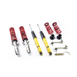 Gwint MTS Technik + Eibach BMW E46 + Łączniki stabilizatora - INOX EDITION