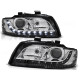 Lampy przód Audi A4 B6 8E 00-04 BLACK LED Bi-halogen LPAU64 DEPO