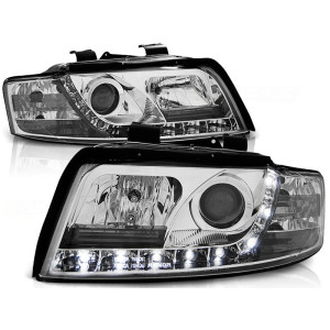 Lampy przód Audi A4 B6 8E 00-04 CHROM LED LPAU31