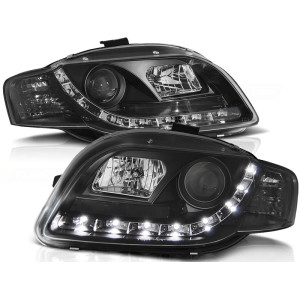 Lampy przód Audi A4 B7 04-08 BLACK LED diodowe LPAU42
