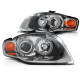 Lampy przód Audi A4 B7 04-08 Clearglass CHROM Angel Eyes Ringi LPAU57