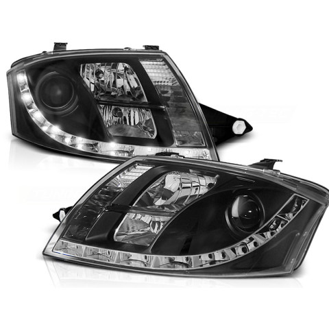 Lampy przód Audi TT 8N - BLACK LED - LPAU50