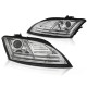 Lampy przód Audi TT 8J 10-14 CHROM LED DRL Xenon dynamiczne diodowe LPAUF1