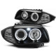 Lampy przód BMW E87 / E81 / E82 / E88 04-11 BLACK Angel Eyes ringi LPBM80