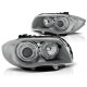 Lampy przód BMW E87 / E81 / E82 / E88 04-11CHROM Angel Eyes LED LPBMD4