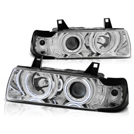 Lampy przód BMW E36 SEDAN COMPACT TOURING Angel Eyes ringi CCFL BM67